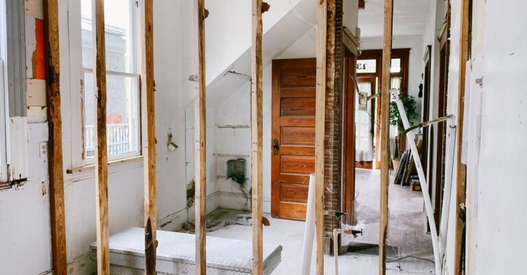 Vivienda en obras durante una reforma financiada con hipoteca en España